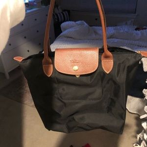 Black small longchamp bag